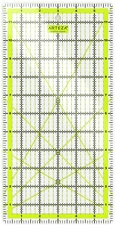 Arteza Quilting Ruler, Laser Cut Acrylic Quilters' Ruler - Double 6"x12"