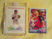 2021 KRIS BRYANT PANINI FLAWLESS SEALED DIAMOND #/20 + 2015  TOPPS UPDATE ROOKIE