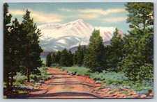 Colorado Mt Elbert Sawatch Range CO Vintage P...