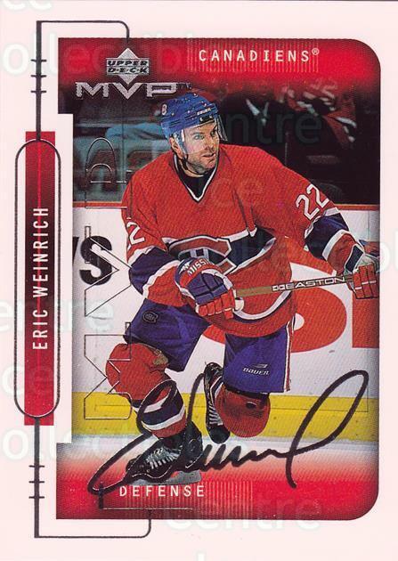 1999-00 Upper Deck MVP Silver Script #103 Eric Weinrich