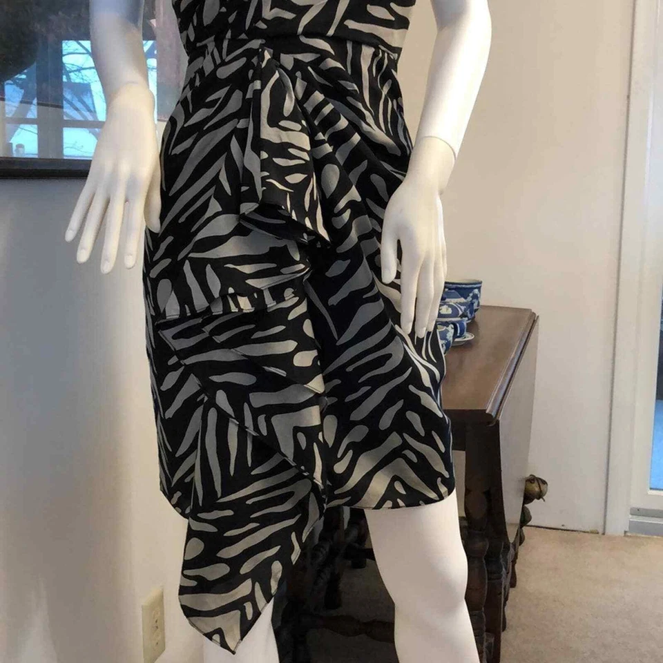 Vestido Laila Azhar mezcla seda talla 8 Foto 4 de 4