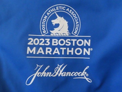 2023 Offizielle Adidas 26.2 BOSTON MARATHON ClimaPROOF (MED) Laufjacke mit Kapuze - Bild 2 von 4