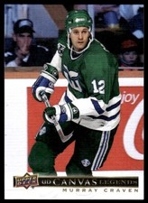 Murray Craven NHL CARD 2020-21 SP Signature Edition Legends UD Canvas #C-76