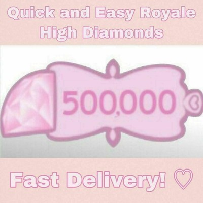 100 000 Roblox Royale High Diamonds With Purchase Of Digital Photo Read Desc Ebay - roblox shirt template 2 0 read desc roblox