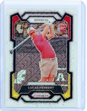 2024 Panini Prizm LIV Golf LUCAS HERBERT Rookie RC White Mojo Prizms 9/36