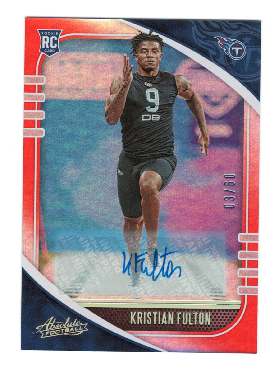 Kristian Fulton Panini Absolute #174 Autograph