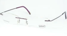 Inface Danish Design if8600F-393 LAVENDER EYEGLASSES RIMLESS GLASSES 52-19-140mm