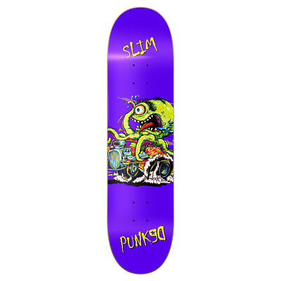 Yocaher Graphic Hot Rod Slim Skateboard Deck - DECK ONLY