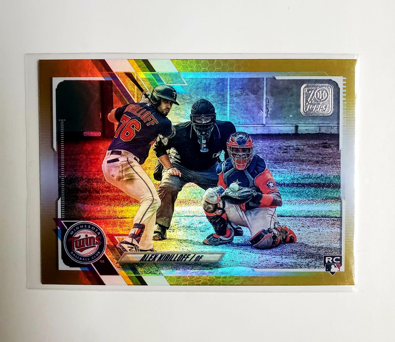 2021 Topps Series 2 Alex Kirilloff RC Gold Foil Parallel SP #413 Twins