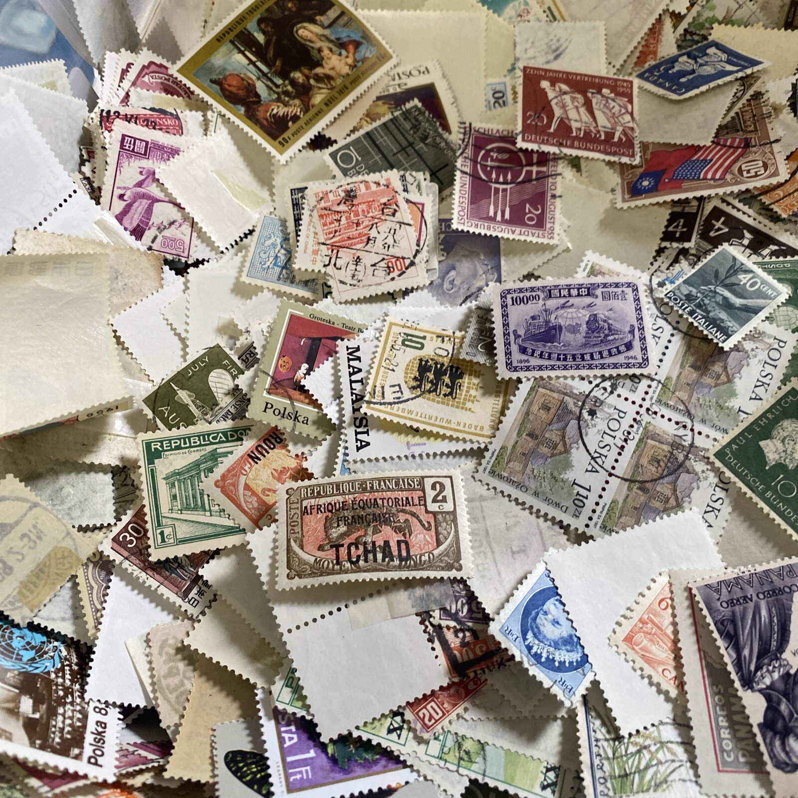 Vintage World Wide 2000 + 2 Ounces Postage Stamps Off Paper Mint Used 1900 & Up eBay