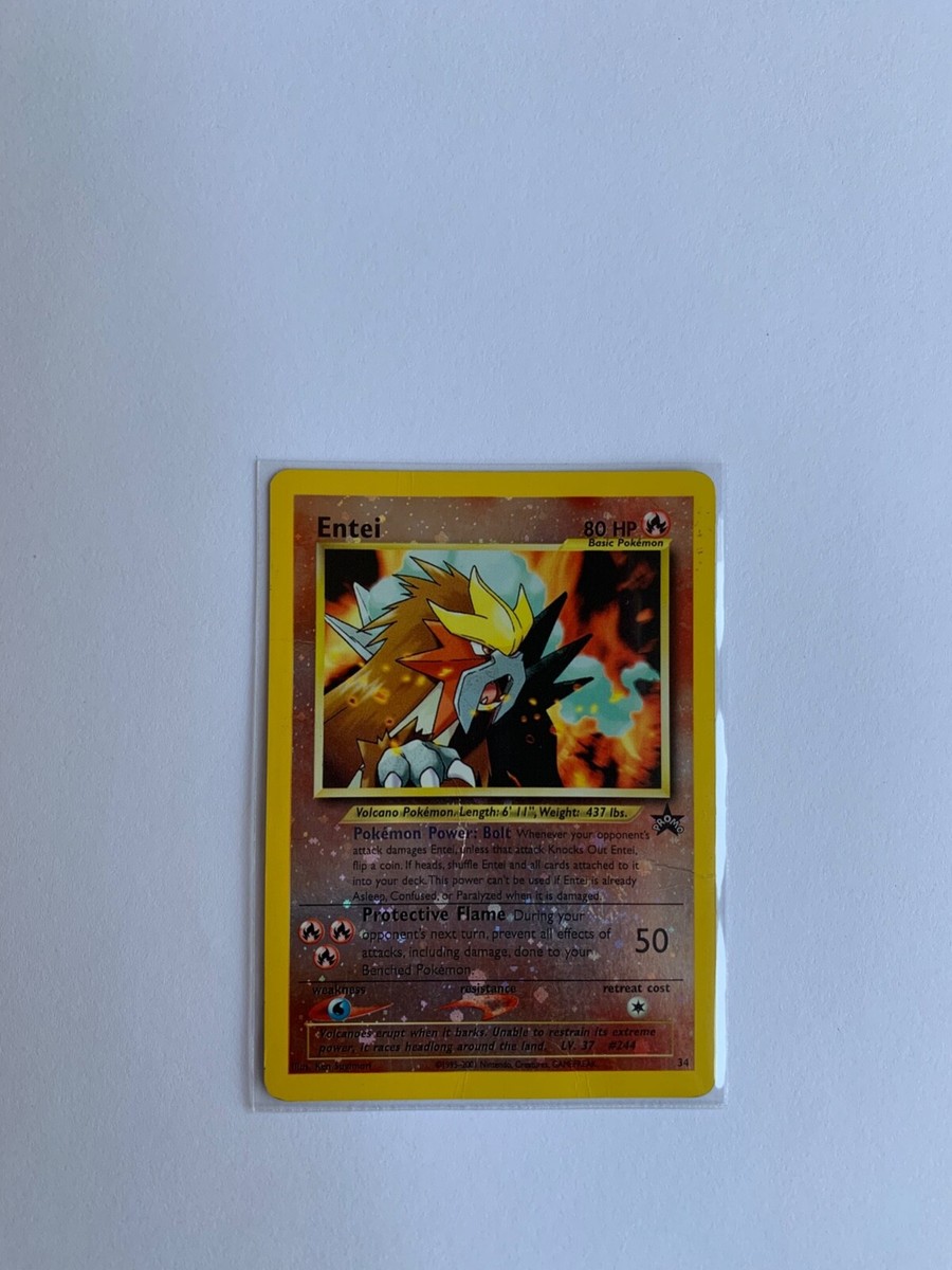 entei pokemon card 1995 & Raikou LEGEND | HSUnleashed Retreat Cost Black Star Promo Entei -