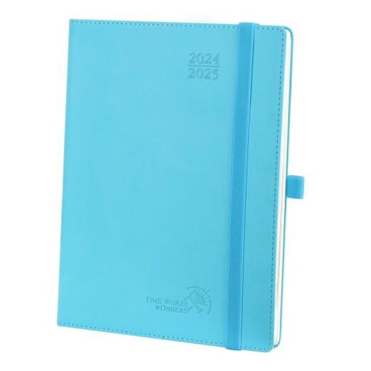 Planner 2024-2025 (6.5'' x 8.5'') Medium-6.5'' x 8.5''-Non Spiral Blue Green-image