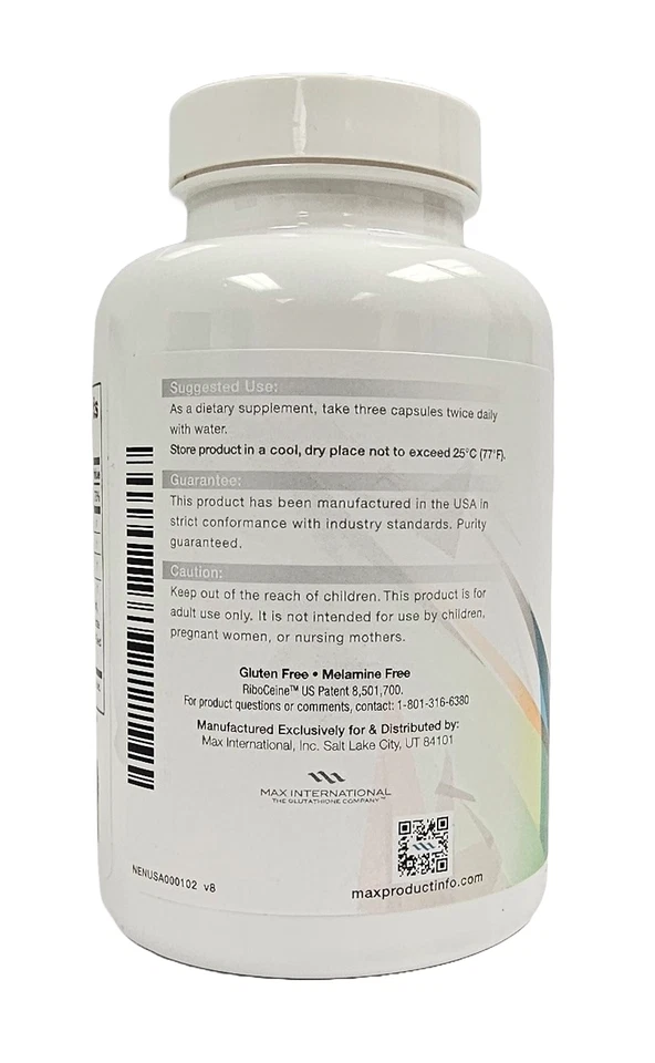 Max GXL, Unique NAC Formula, 180 Caps, 30-Day Supply, Exp. 08/2026 (Pack of 4) - Image 4 of 4