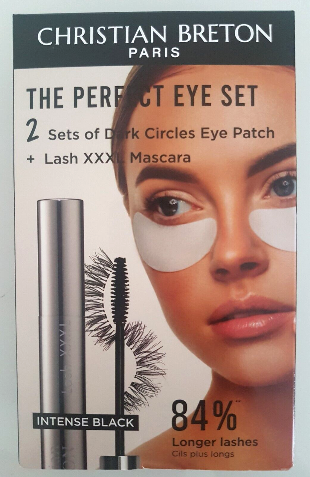 Christian Breton  Eye Set 2x Dark Circles Eye Patch & Lash XXXL Mascara Black