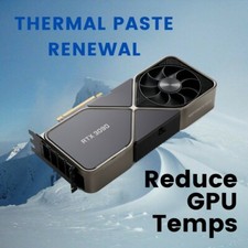 GPU Service - Thermal Paste Replacement Plus More Read Description 