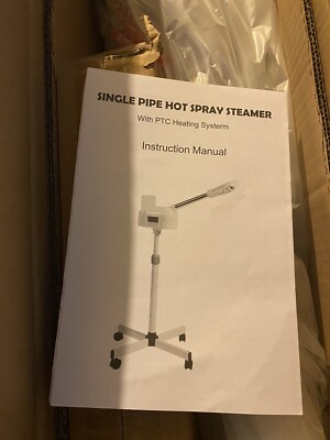 Artist Hand Single Pipe Hot Spray Steamer With PTC Heating System With Wheels