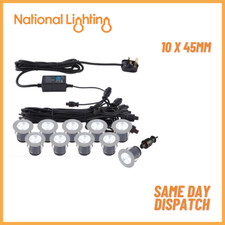 Recessed LED Decking Light Kit Outdoor Ground Lights for Garden,Pathway-IP67