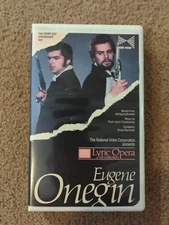 Eugene Onegin Rare TV Opera Of Chicago Home Vision VHS Russia Romance