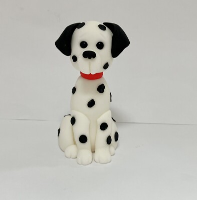 Handmade Edible Dalmation, Dog, Cake topper, Decoration, Birthday UK - Main Image
