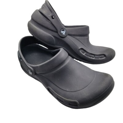 Crocs Basic Black Strap Rubber Slip On Shoe Womens US Mens US