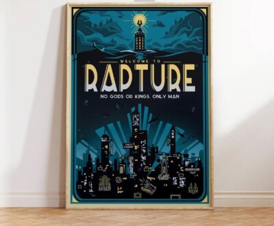 BioShock Poster, Rapture City Wall Art, Gaming Room Decor, Fine Art Print 9