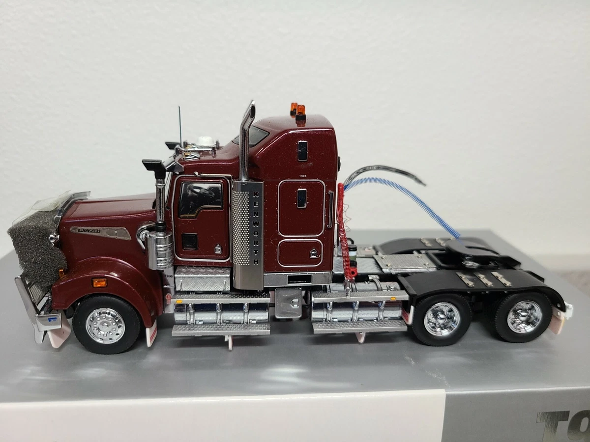 Kenworth T908 Prime Mover Truck - Burgundy - Drake 1:50 Scale Model #Z01272