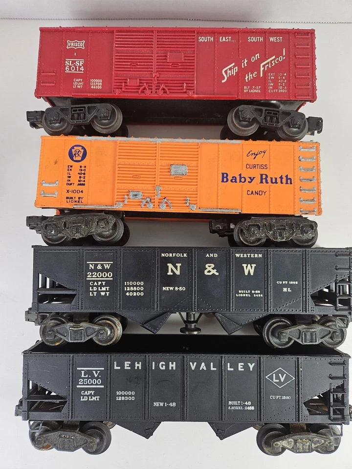 Lionel O Gauge Rolling Stock Lot of 8- #2200, #25000, #6119, $9160, #6462 & more - Image 2 of 4