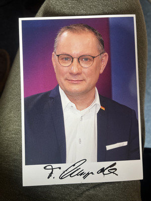 Autogrammkarte Tino Chrupalla 2025 handsigniert AFD