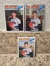 2026 Topps Heritage Chrome, Silver Sparkle, Base Hurston Waldrep SP #145 