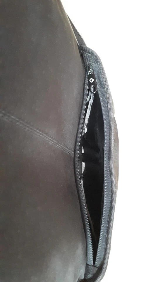 Samsonite Rucksack mit Gebrauchsspuren, schwarz - Bild 3 von 4