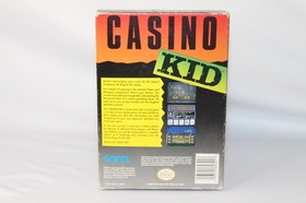 Casino Kid NES Nintendo Complete CIB Good Condition w/ RARE Poster! NICE!