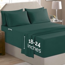Elegant Comfort Luxury Soft 4-Piece 1500 Premium Hotel Quality Bed Sheet Set