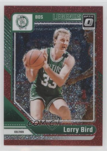 2024-25 Panini Donruss Optic Legends Red Glitter Prizm 21/75 Larry Bird #243 HOF