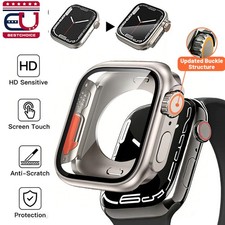 For Apple Watch Series 9 8 7 6 5 4 SE 3 2 Case Screen Protector Cover Ultra Look