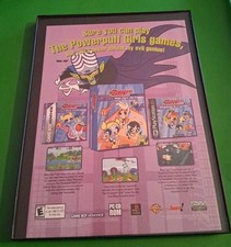 Powerpuff Girls Video Game Promo Framed Print Ad 2002 8.5x11