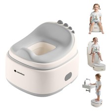 3 in 1 Potty Training Toilet, Dinosaur Toddler Potty Training Seat for Boys G...