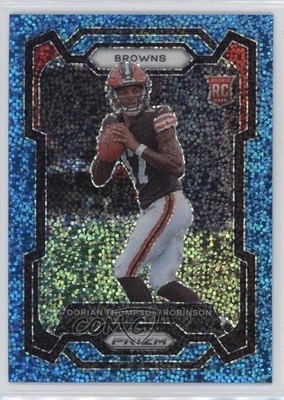 2023 Prizm Rookies Blue Sparkle 79/96 Dorian Thompson-Robinson Rookie RC 0y2q