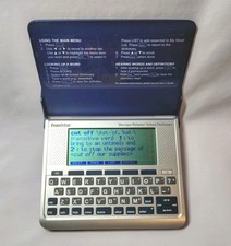 Franklin SSD-256 Speaking Merriam Webster's Dictionary Thesaurus Spell Correct
