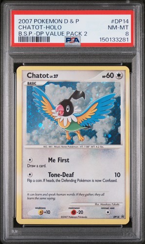 Chatot graded PSA 8 for sale on eBay
