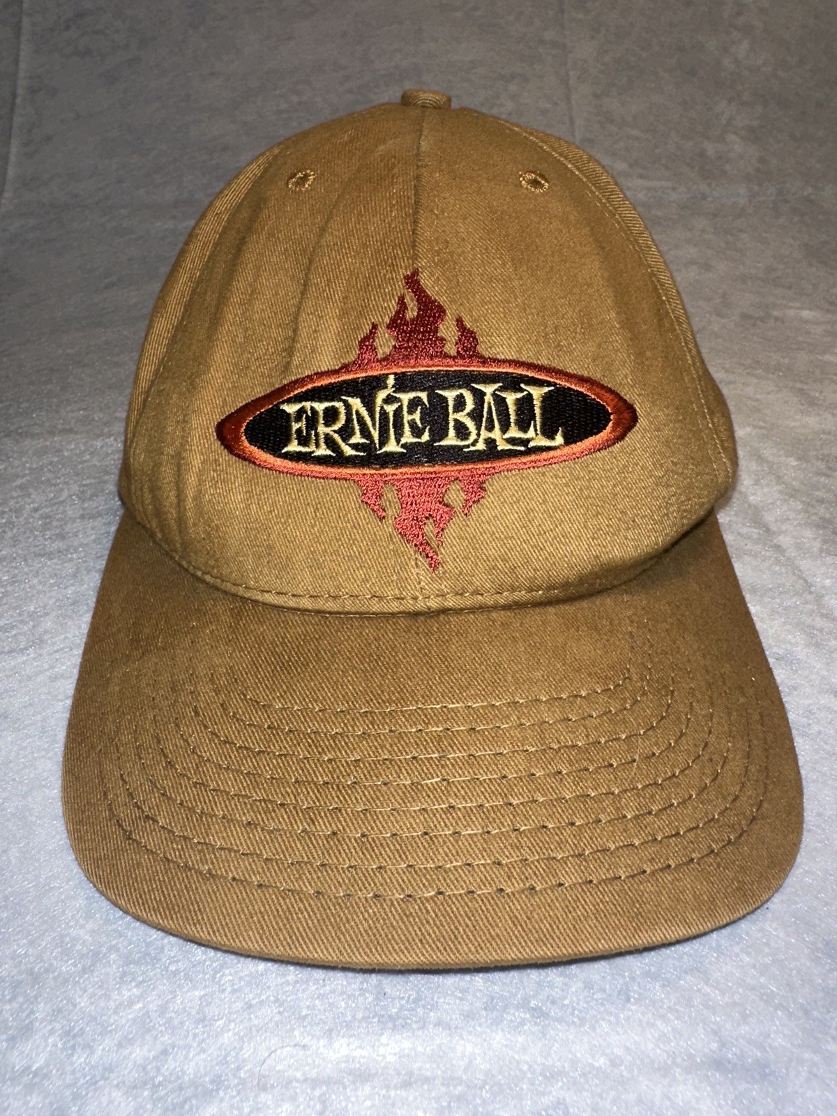 ERNIE BALL HAT CAP ADJUSTABLE SNAPBACK BROWN - image 1