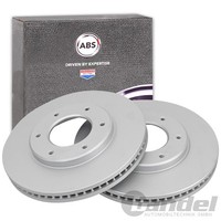 2X A.B.S. Bremsscheiben 286Mm Vorne Passend FüR Toyota Hiace