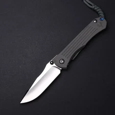 Chris Reeve Knives Umnumzaan PDW Line Pattern / Drop Point MagnaCut Blade