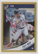 2018 Panini Donruss Variations Press Proof Gold 54/99 Jose Altuve #166 04br