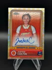 2024 Topps Chrome McDonald's Justice Carlton Logo Refractor Auto /75