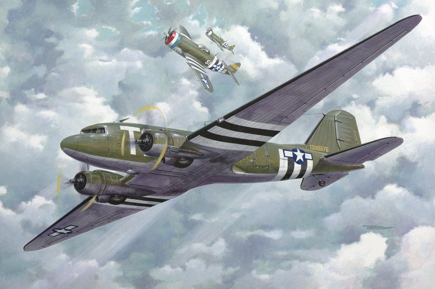 Roden 308 - 1:144 Douglas C-47 Skytrain - New