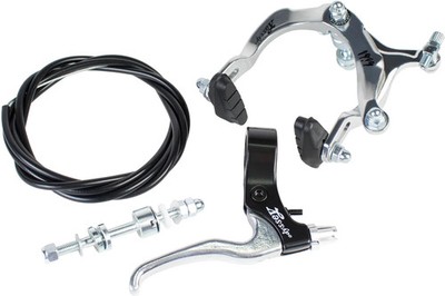 Odyssey BMX 1999 Caliper Seitenzug BMX Bremse Set silber Singlespeed Rennrad
