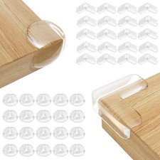 Rindion 40 Pack Corner Protector Baby, 2 Shapes Baby Proof Corners and Clear