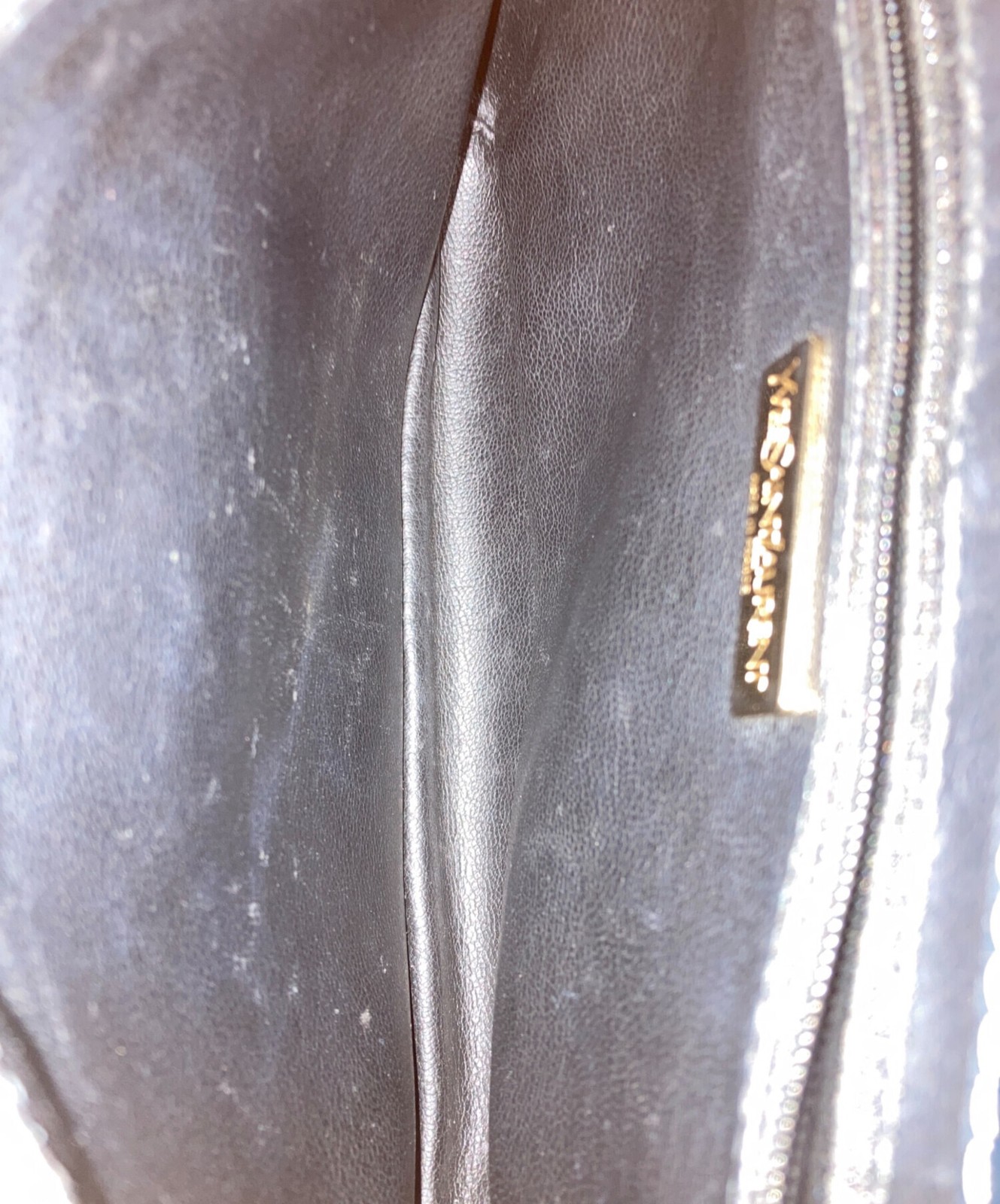 Borsa a tracolla Yves Saint Laurent taglio a Y colore navy