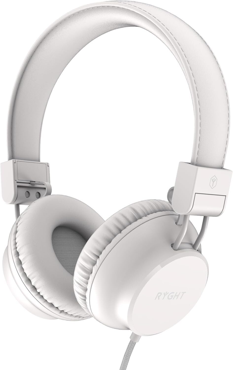 Casque audio filaire NIMA Ryght blanc circum-aural avec micro intégré