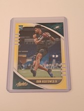 2020 Absolute Football Yellow Parallel #278 John Hightower IV Rookie RC Eagles 